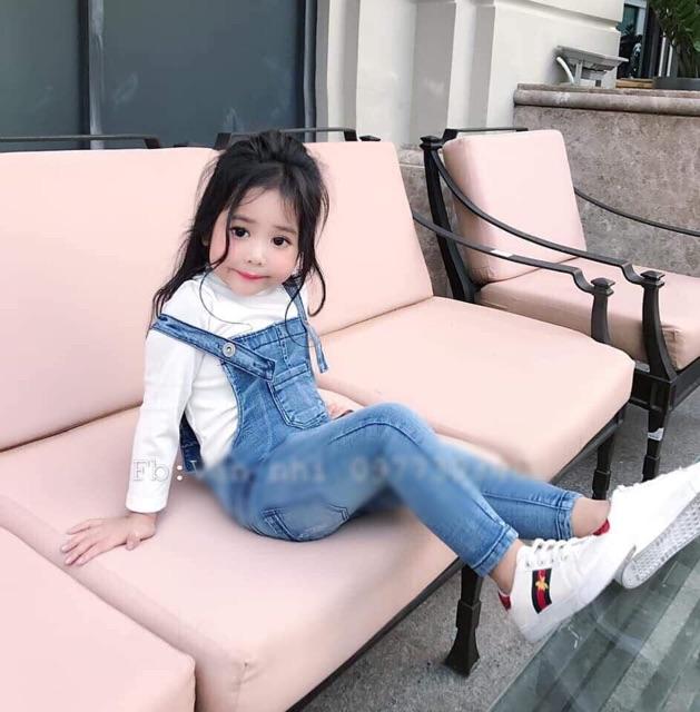 Yếm Jean thời trang cho bé từ 15-30kg