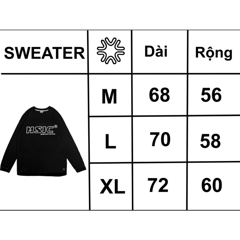 Áo Sweater Timeless Viền (Đen)