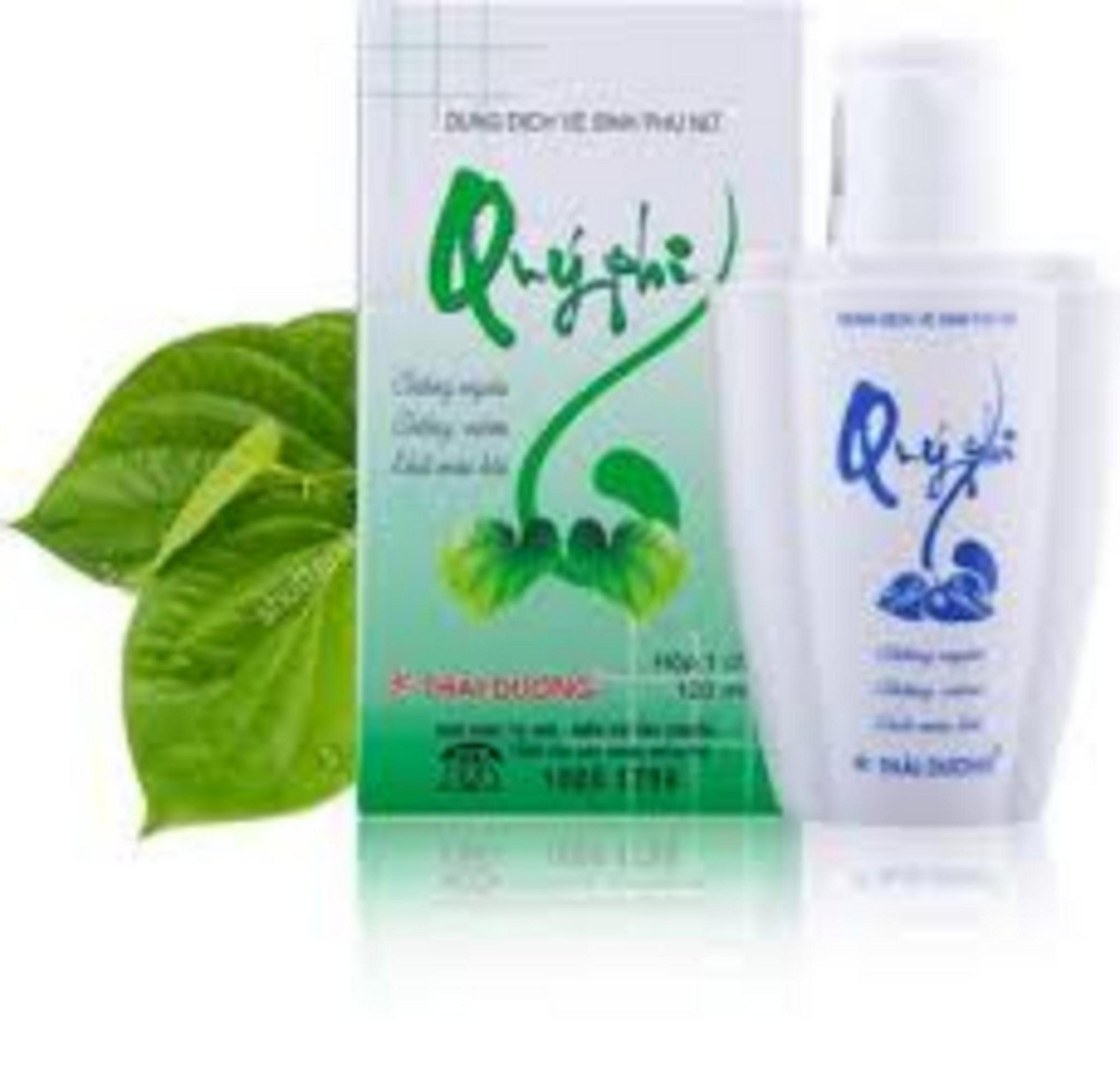 Dung dịch vệ sinh phụ nữ Qúy Phi Xanh Sao Thái Dương ( 120ml)