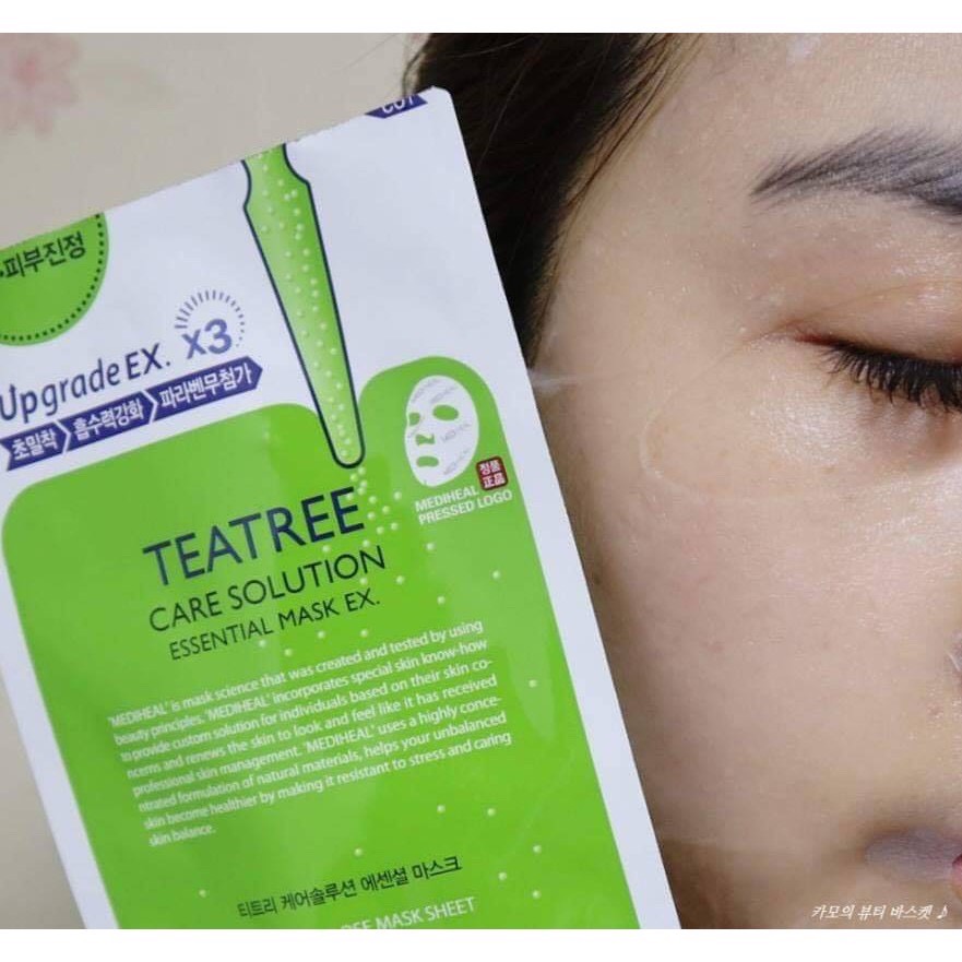 [HCM]Mặt nạ giấy Mediheal tea tree care solution essential mask EX
