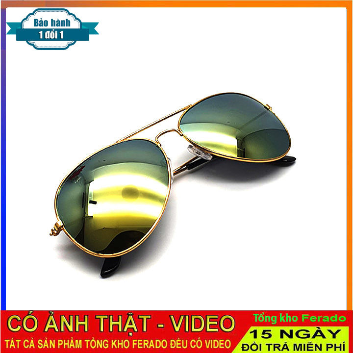 Kính mắt nam nữ tráng gương 7 màu