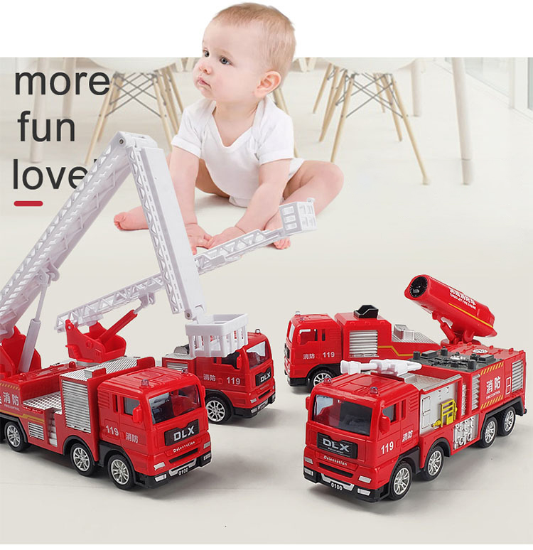 Mô Hình Xe Cứu Hỏa Đồ Chơi Cho Bé