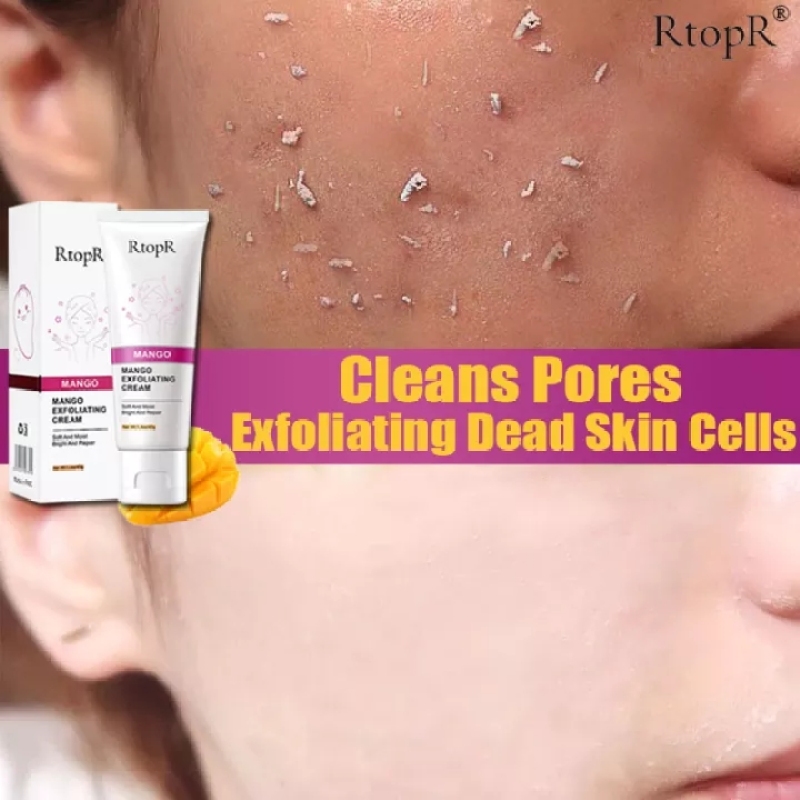 RtopR Kem tẩy tế bào chết làm sạch da mặt. loại bỏ mụn đầu đen dưỡng da mặt giá siêu tốt/40g