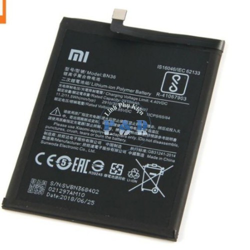Pin điện thoại Xiaomi Mi6X BN36