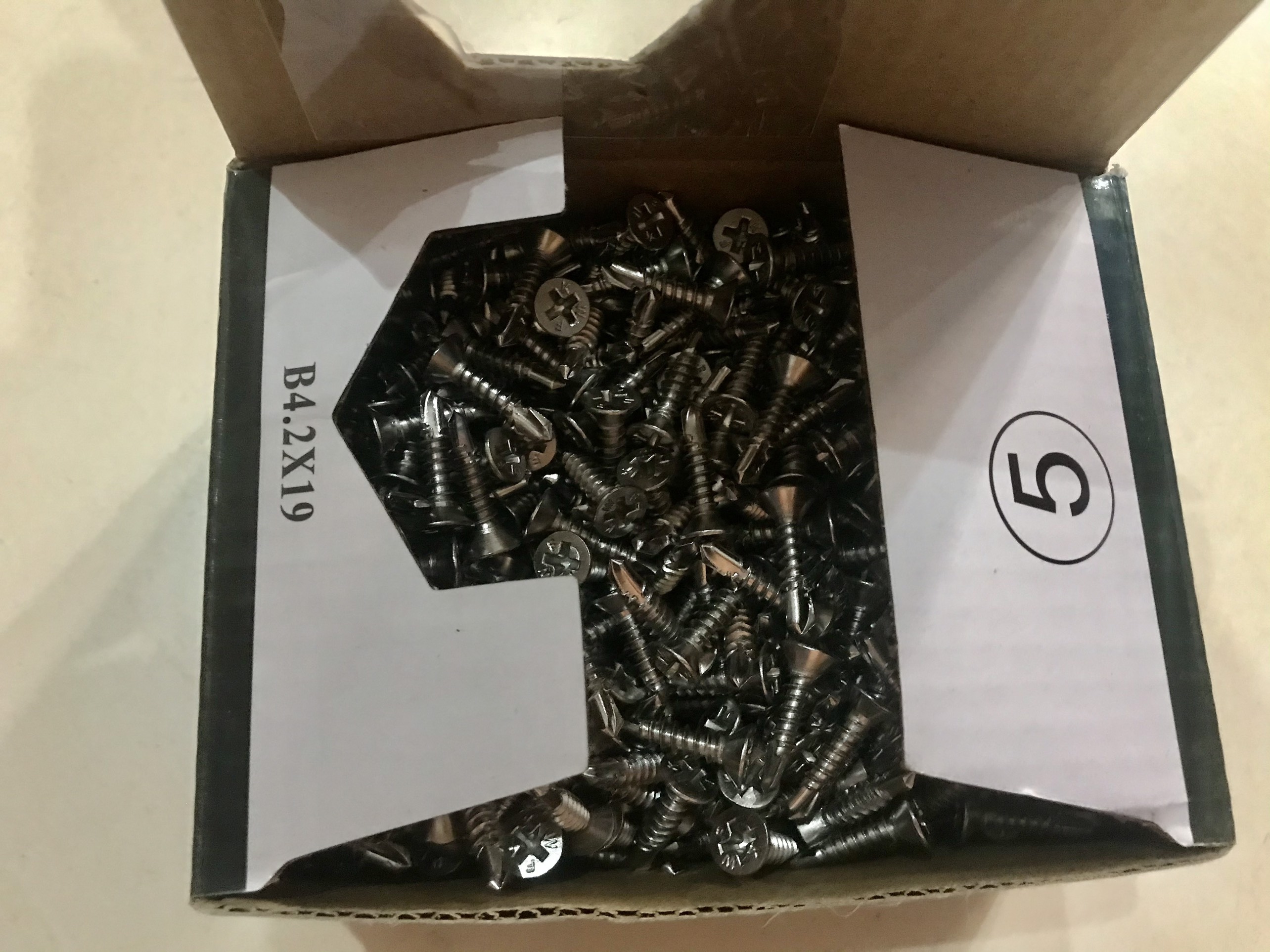 100gram Vít tự khoan Inox 410 (đầu dù/ đầu bằng)