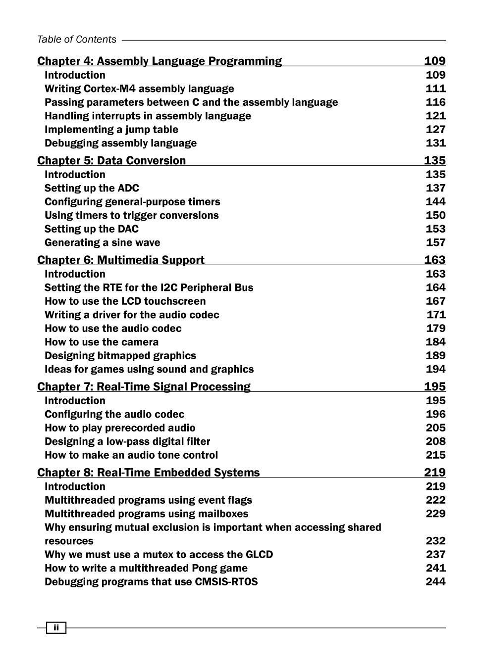 ARM Cortex M4 cookbook