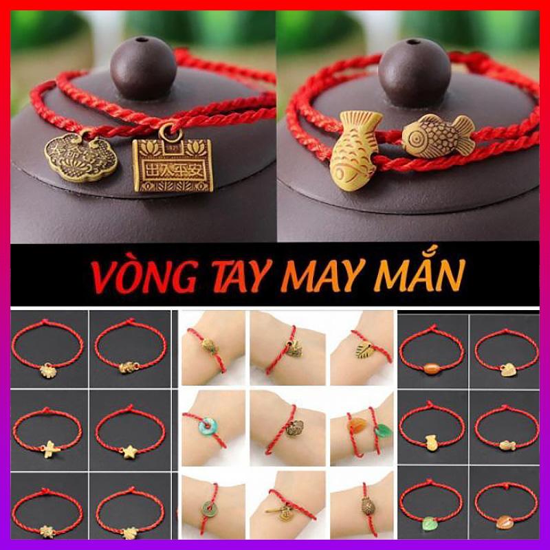 HCM Set 12 Vòng tay chỉ đỏ may mắn - NHShop