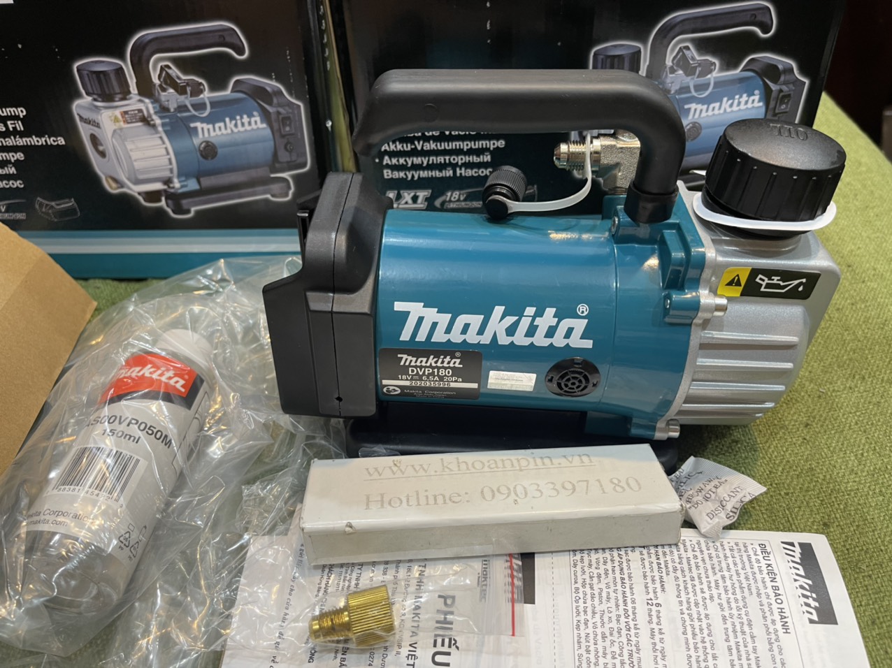 Máy hút chân không makita dvp180z