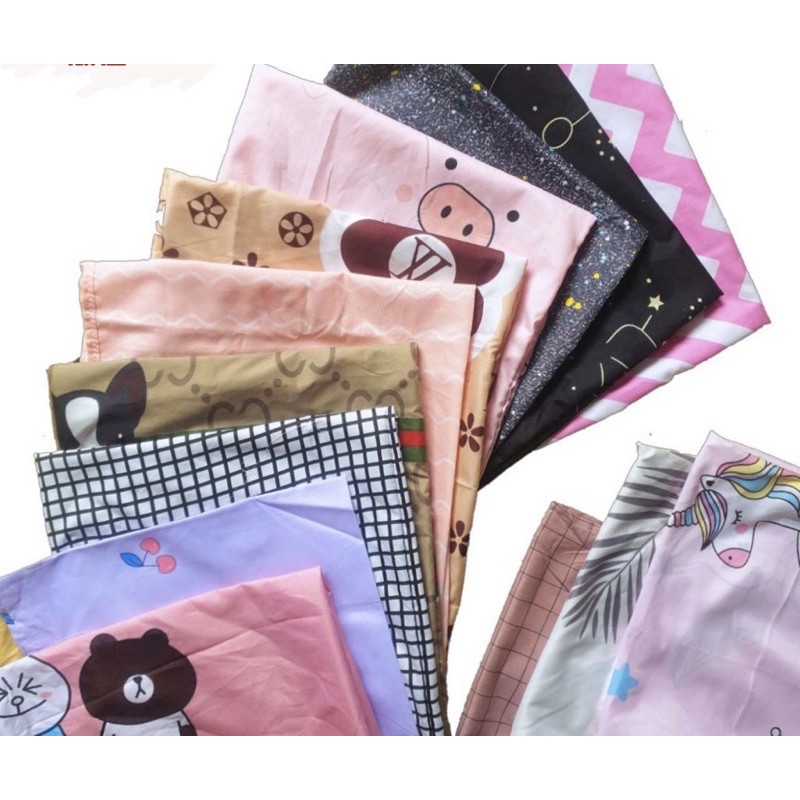 Vỏ gối ôm vải cotton poly