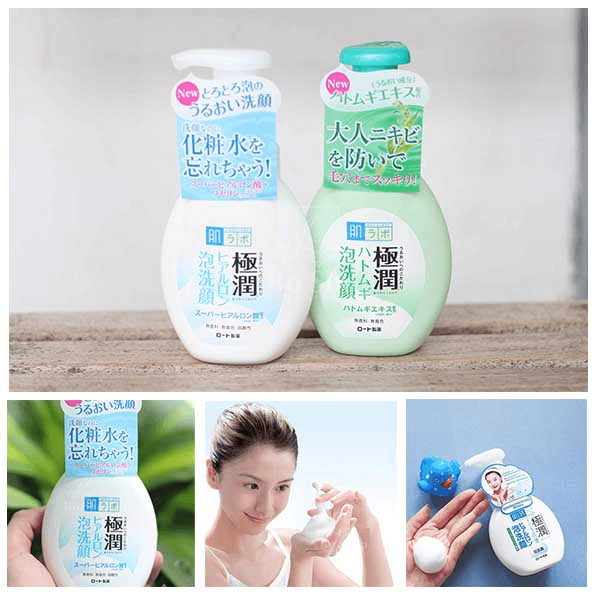 Sữa rửa mặt tạo bọt Hada Labo Nhật Bản 160ml
