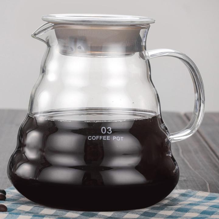 Bình pha cafe Drip Coffee 500ml - 600ml thủy tinh