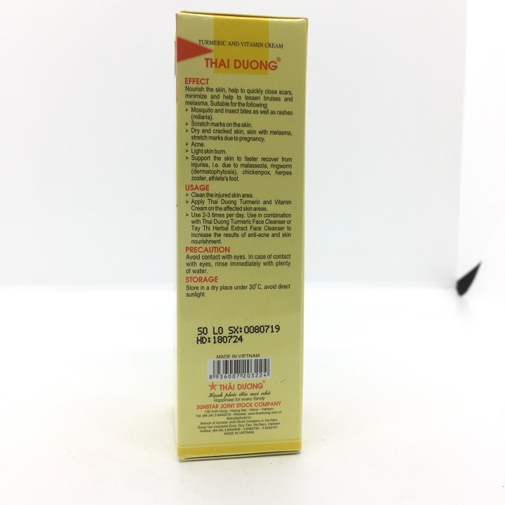 Kem Nghệ & Vitamin Thái Dương 20g