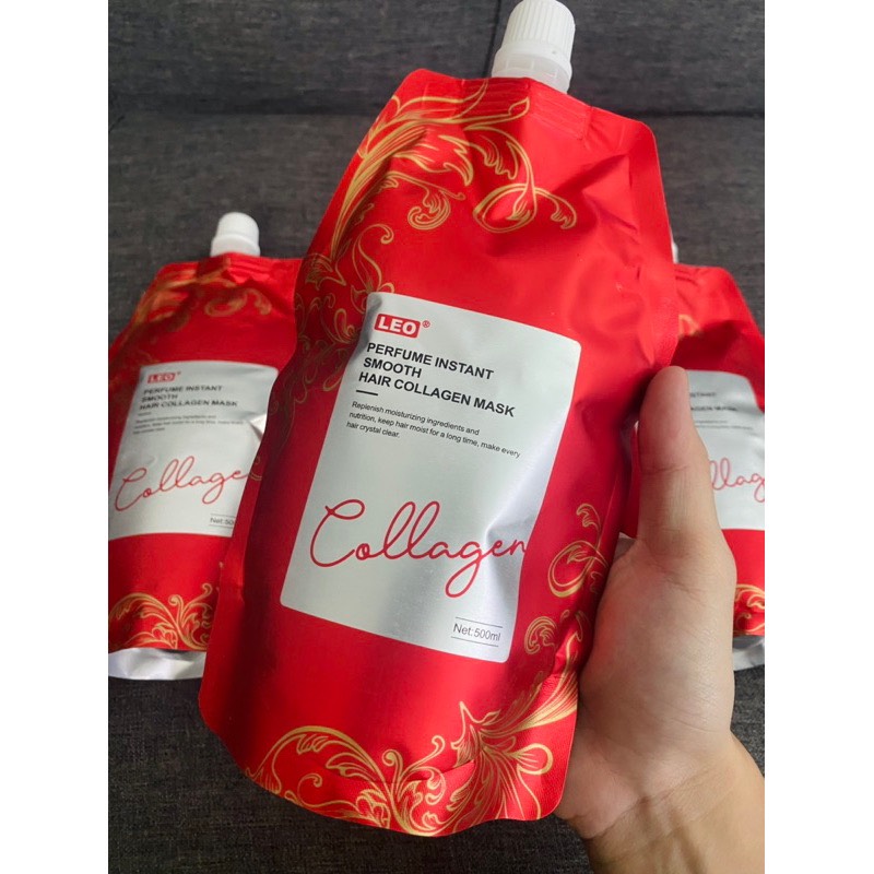Dầu Hấp Tóc Prosee Leo Collagen Phục Hồi Tóc Mềm Mượt 500ml