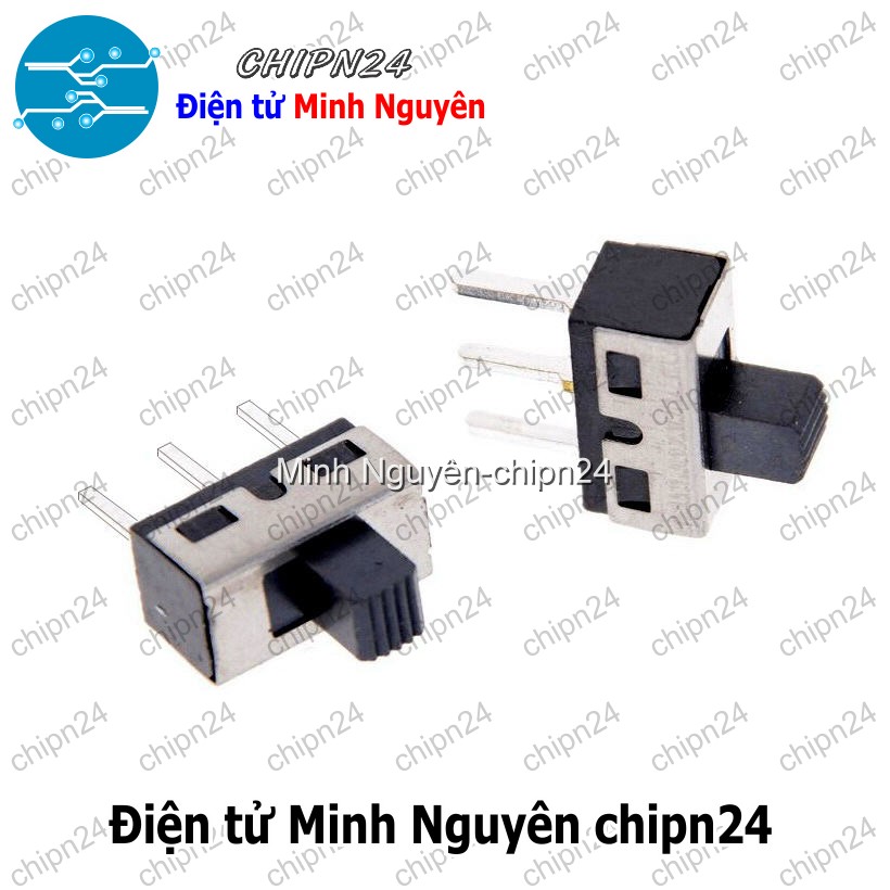 [2 cái] Công Tắc Gạt SS12D10 4.7MM (3 chân 2 vị trí Thẳng) - HH005348
