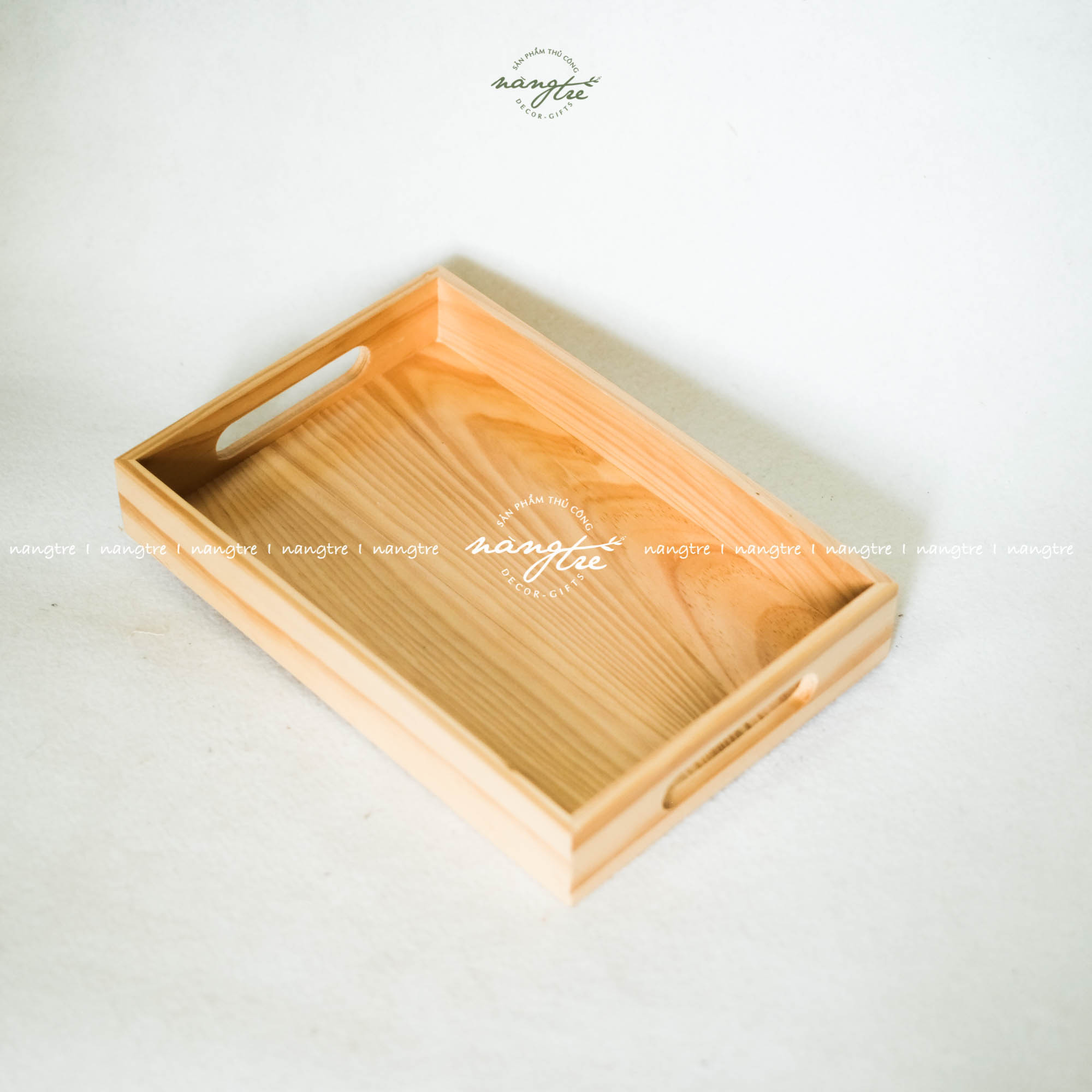 Khay gỗ đựng bánh, trà - Khay gỗ decor