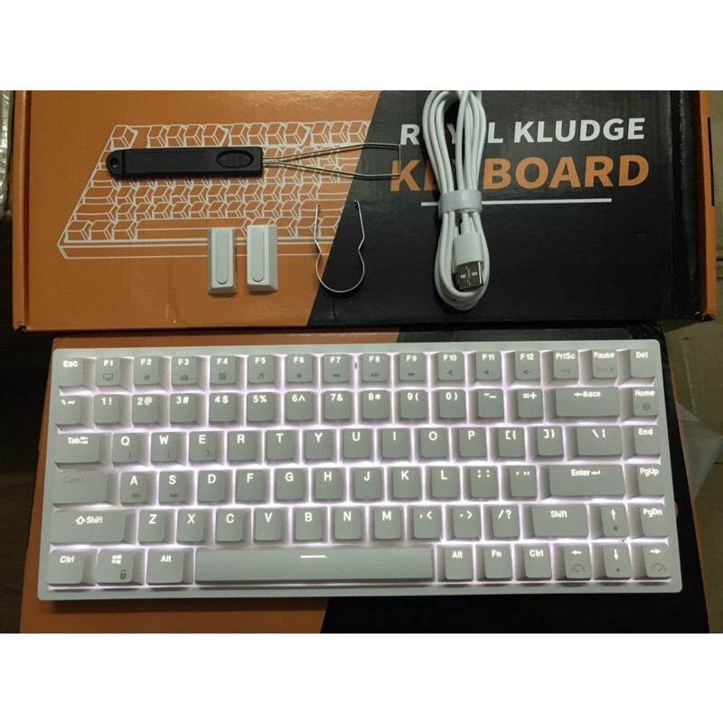 RK84 - Bàn phím cơ Rk84 bluetooth 5.1 wireless 2.4G hotswap