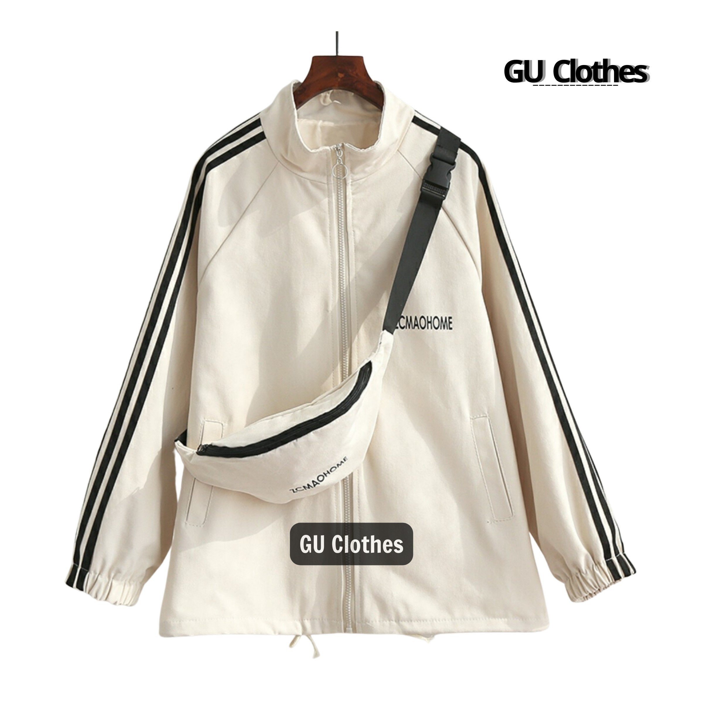 Áo Khoác Gió Túi Chéo Thể Thao GU Clothes