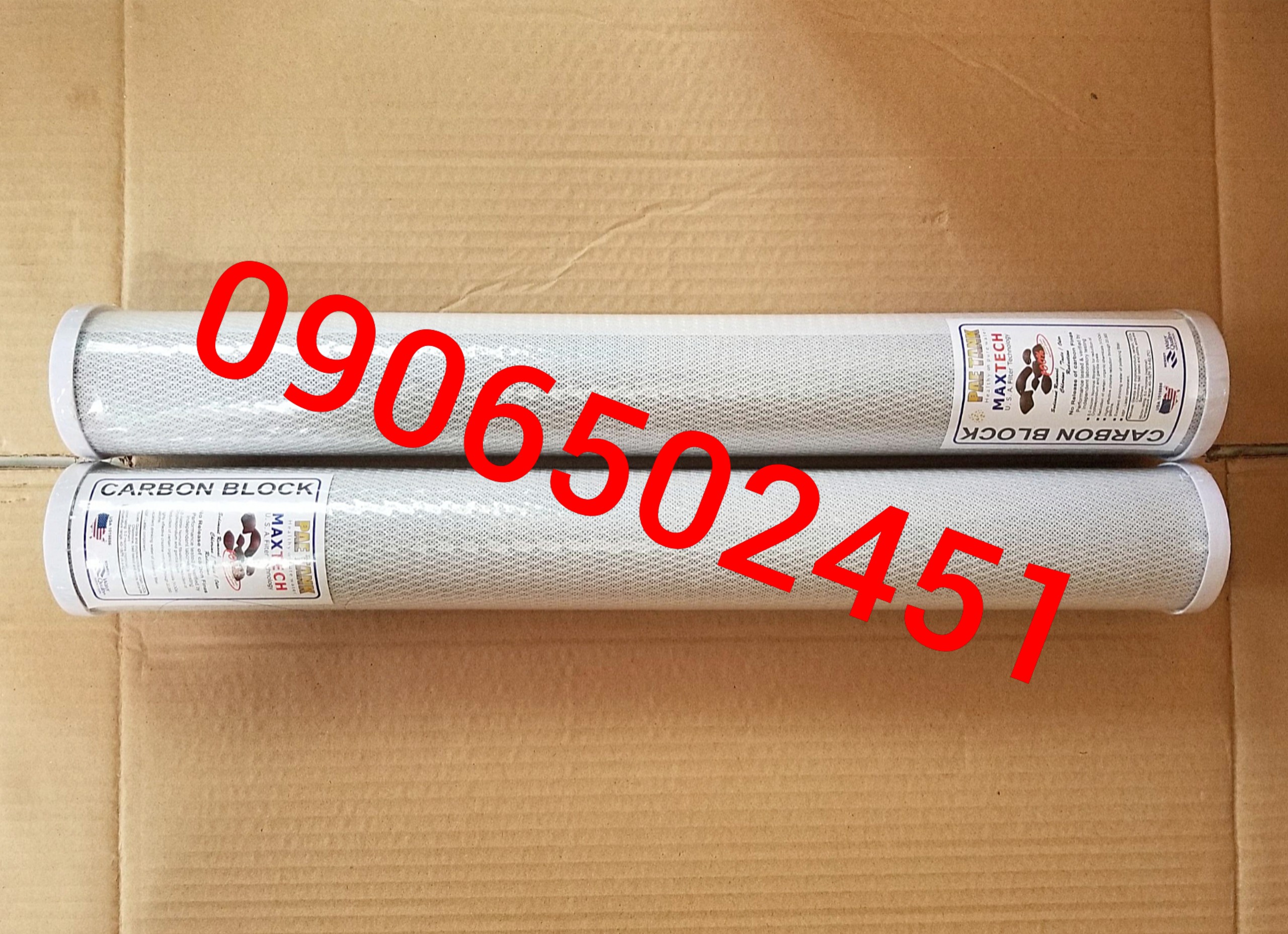 [HCM] 2 Lõi lọc nước số 3 CTO NHẬP  20 Inch CHUẨN DÙNG CHO MÁY RO VÀ BỘ LỌC THÔ