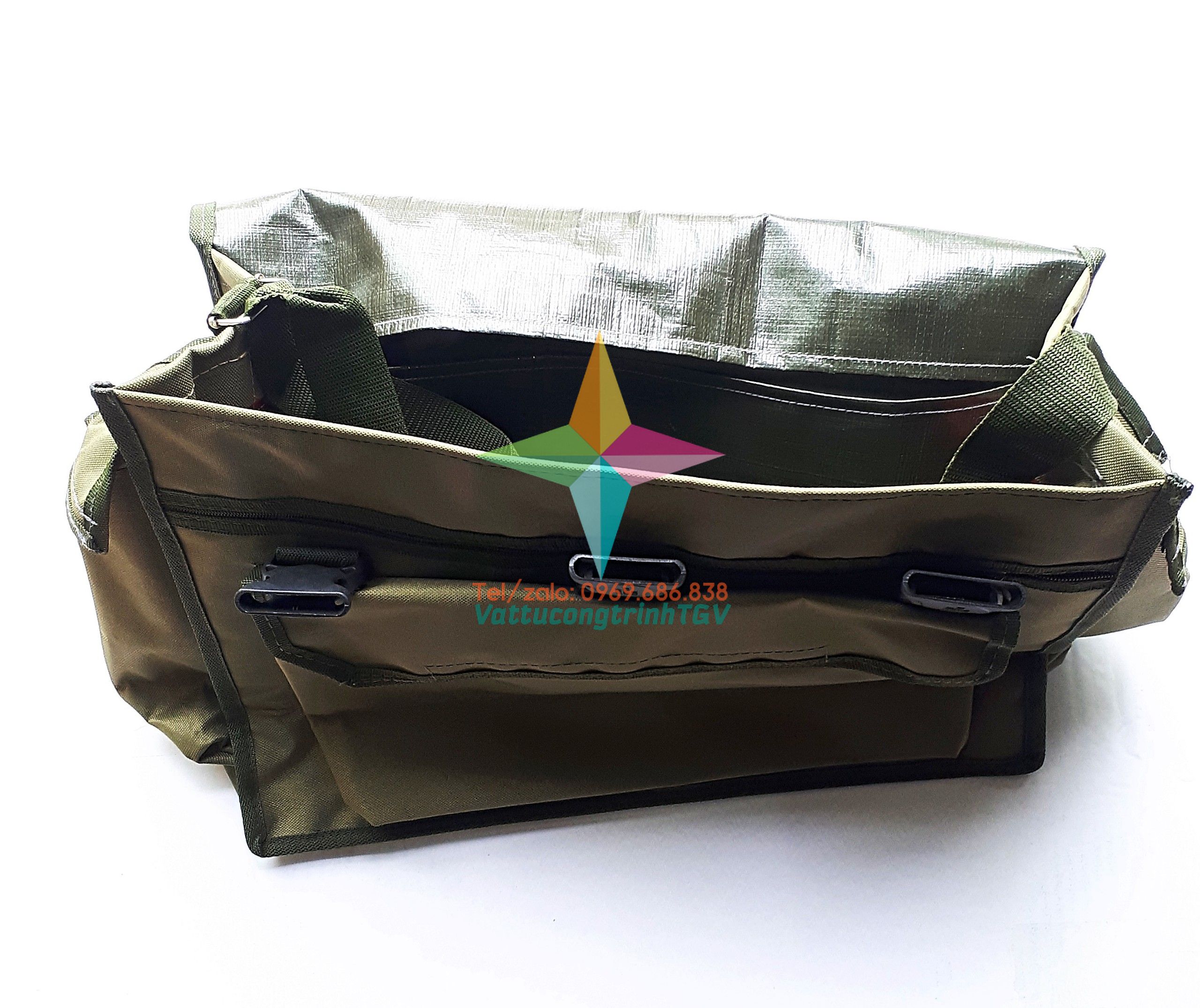 Túi đựng đồ 3 khóa KT 45 x 40 x 18 cm