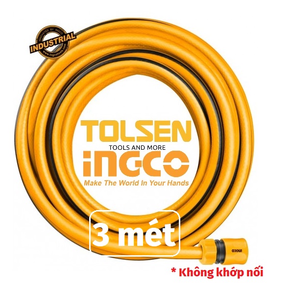Cuộn ống dẫn nước mềm pvc tưới cây làm vườn 20 mét ingco tolsen hph2001