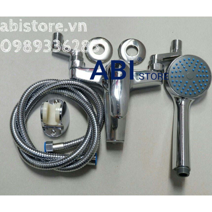 Bộ củ sen tắm nóng lạnh hợp kim bảo hành 6 tháng, bộ củ sen, gật gù sen nóng lạnh đồng mạ crome bảo hành 1 năm