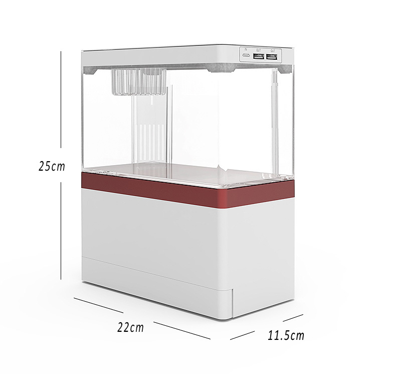 Bể cá mini để bàn Bể cá thủy sinh mini 05