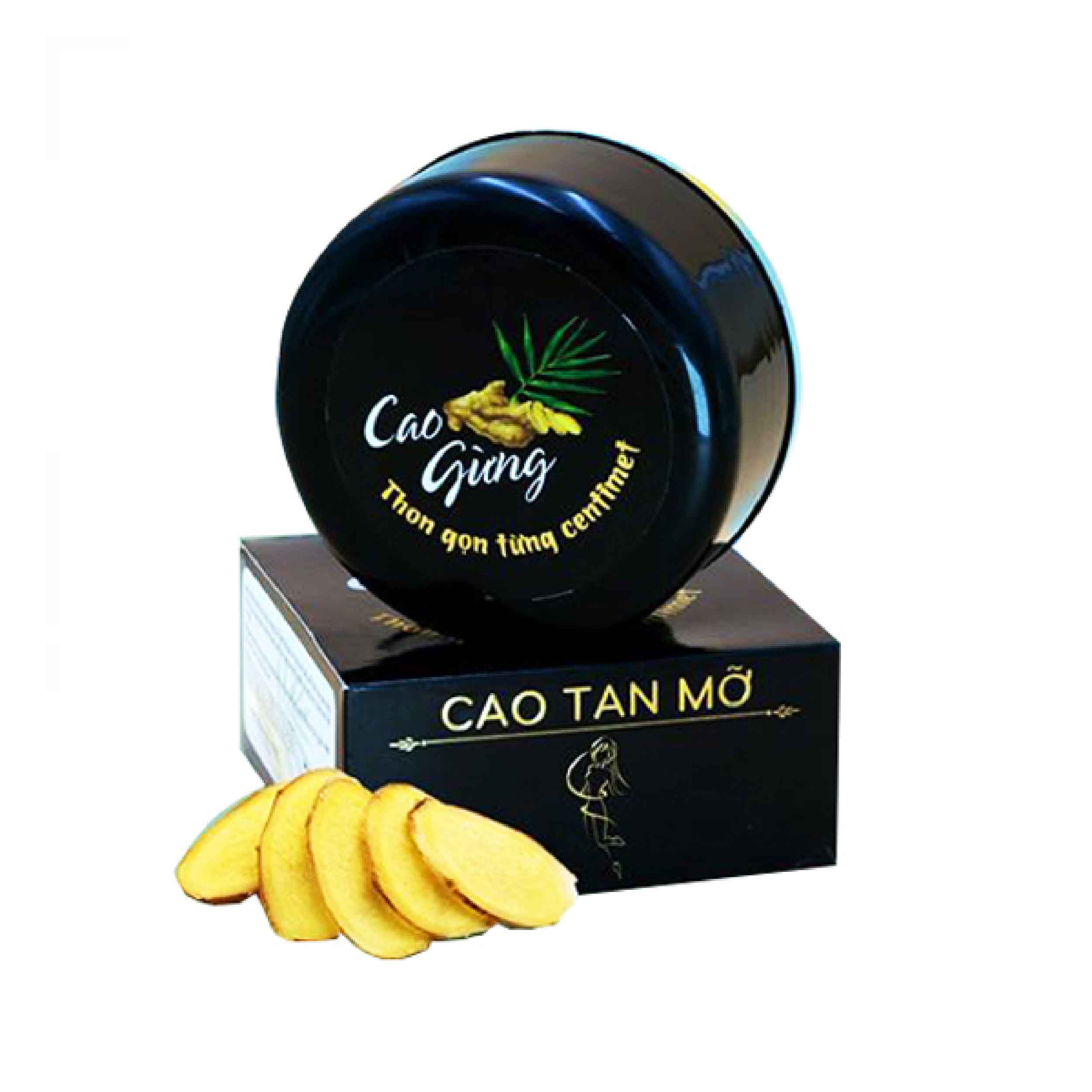 Cao gừng tan mỡ hộp tròn 200g