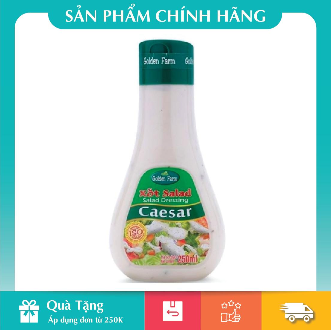 [Phù hợp ăn kiê.ng] Sốt Salad Caesar Golden Farm