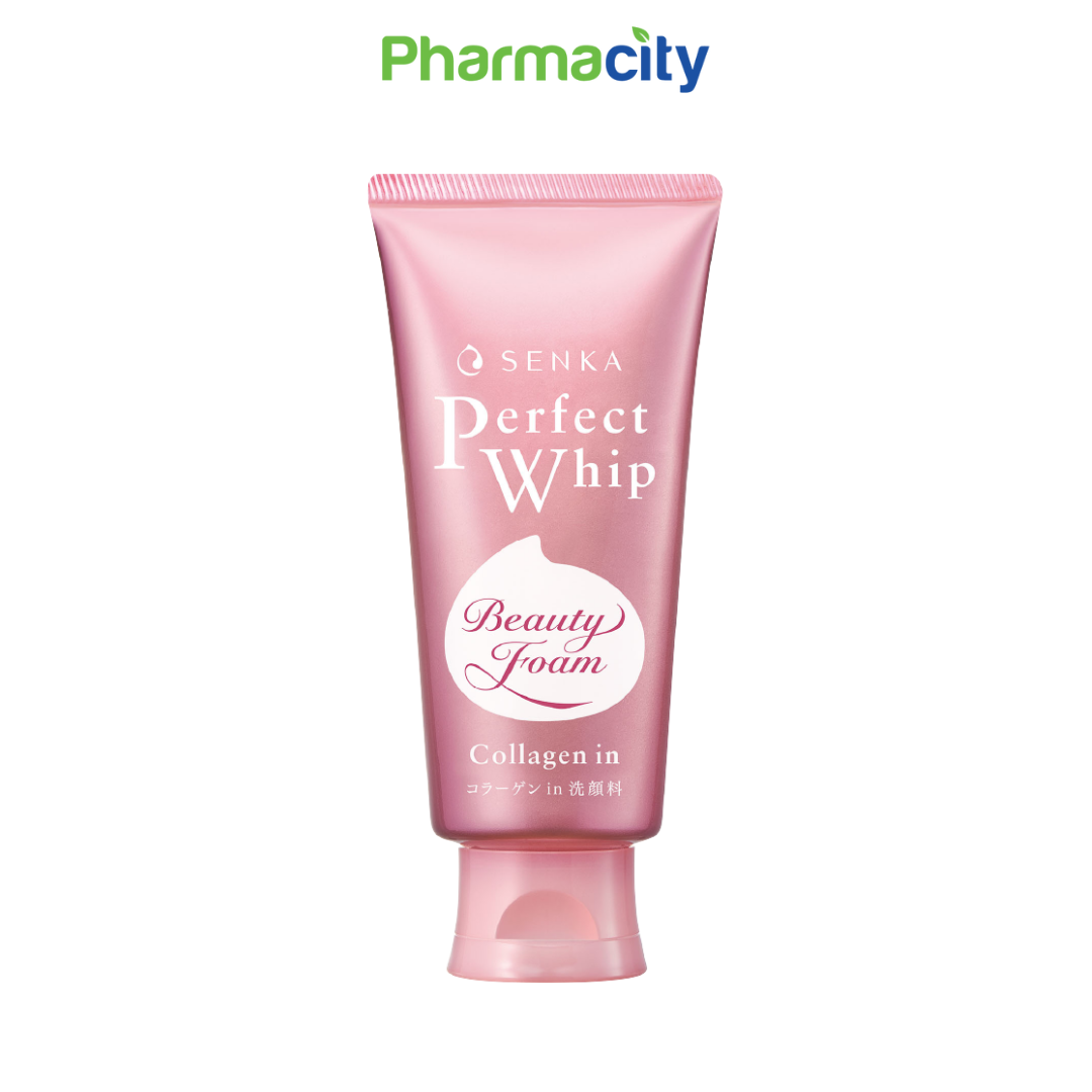 Sữa rửa mặt Senka Perfect Whip Collagen In