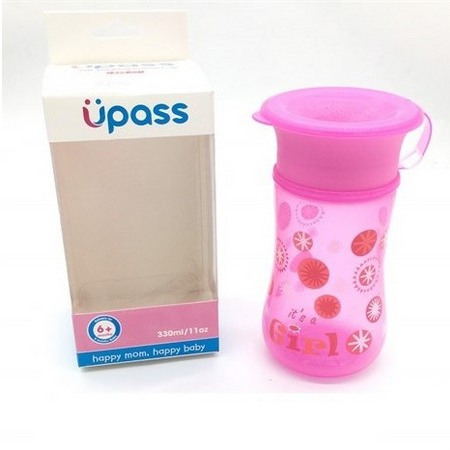 [HCM]Cốc tập uống nước 360 độ Upass 250ml