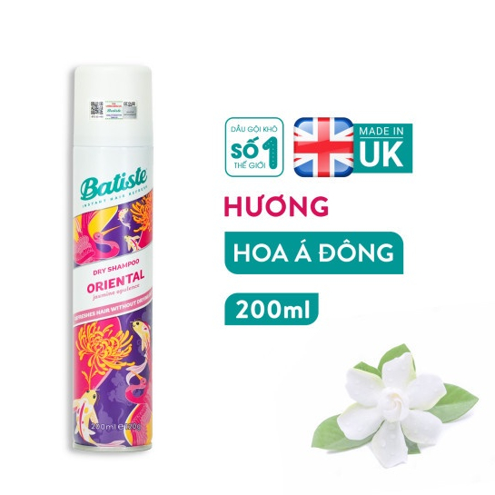 Dầu Gội Khô Batiste Dry Shampoo - 200ml