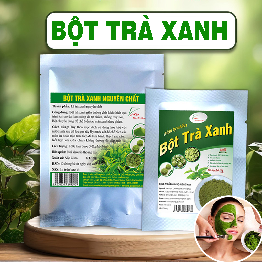 Bột Trà Xanh Gói 50g