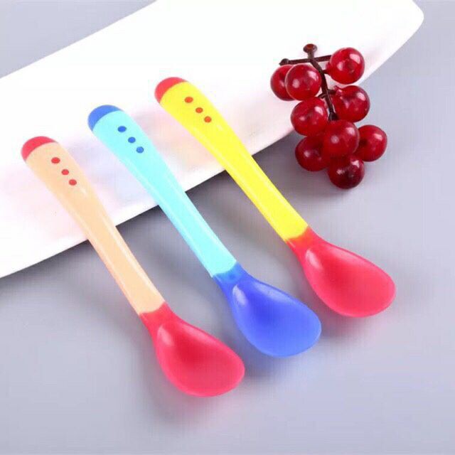 Thìa Báo Nóng Cảm Ứng Nhiệt Cho Bé