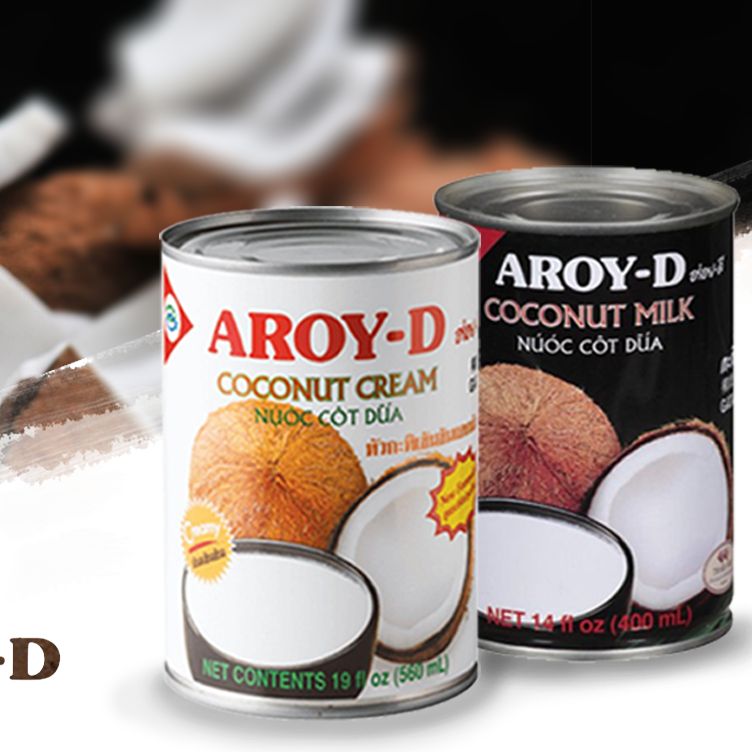 Nước Cốt Dừa Đậm Đặc Aroy-D 560ml - Nhập Khẩu Thái Lan | Aroy-D Coconut Cream 560ml