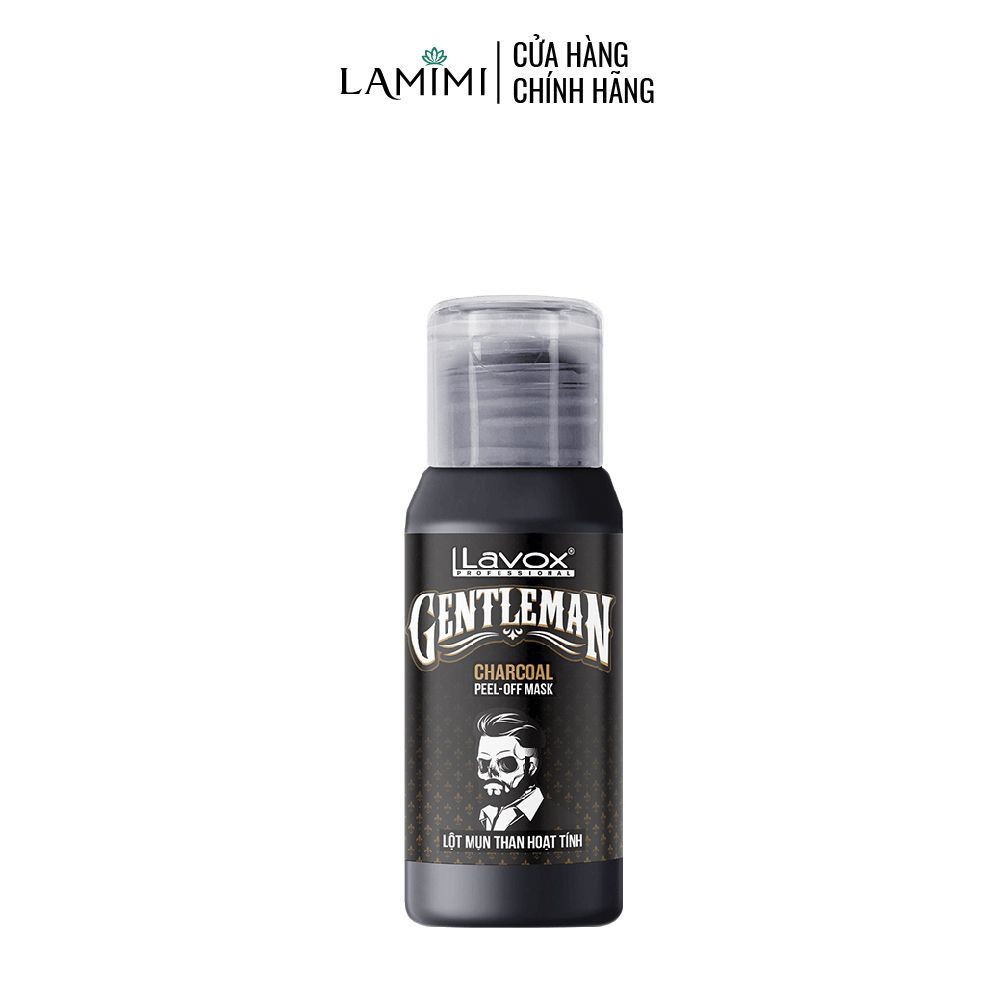 Mặt Nạ Lột Mụn Than Hoạt Tính Lavox Gentleman Giúp Sạch Mụn Và Mịn Da
