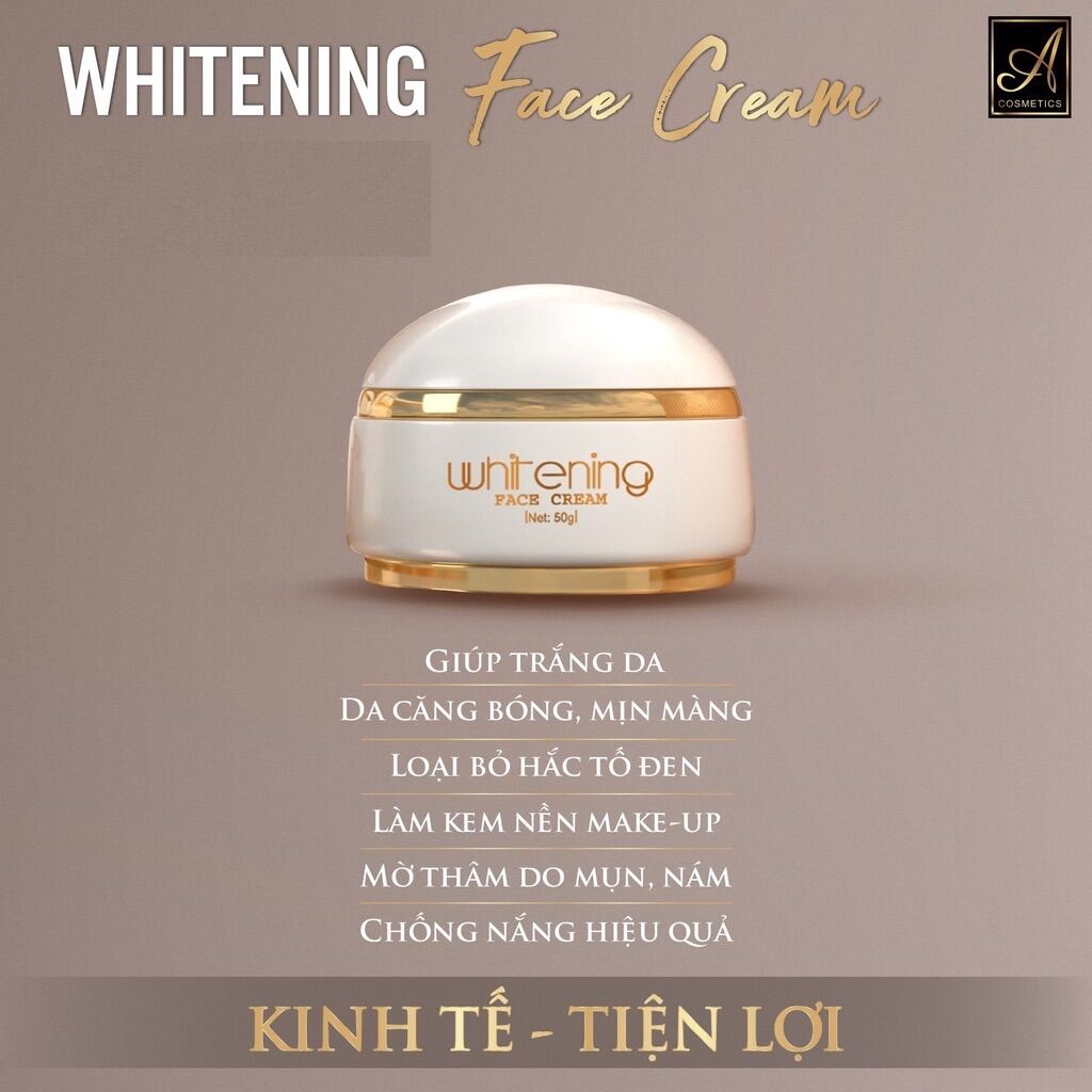 [CHÍNH HÃNG] Face Pháp A COSMETICS kem dưỡng trắng da