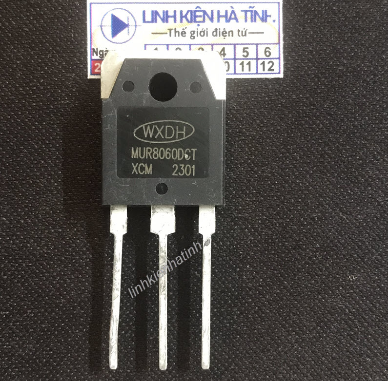 Đi ốt máy hàn mur8060dct mur8060 phục hồi nhanh đi ốt chỉnh lưu 80a 600v mới