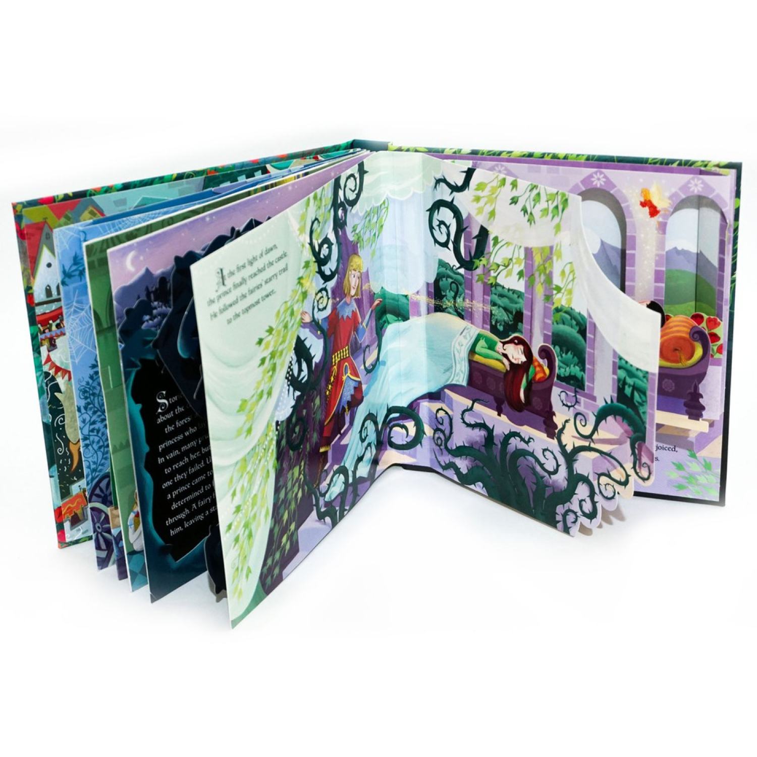 Sách tiếng Anh cho bé dạng 3D Pop-up của Usborne quyển Sleeping Beauty (Công chúa ngủ trong rừng), Dinosaurs, Birds, Garden, Seasons, Cinderella (Cô bé Lọ Lem), Snow White (Bạch Tuyết) và Jungle