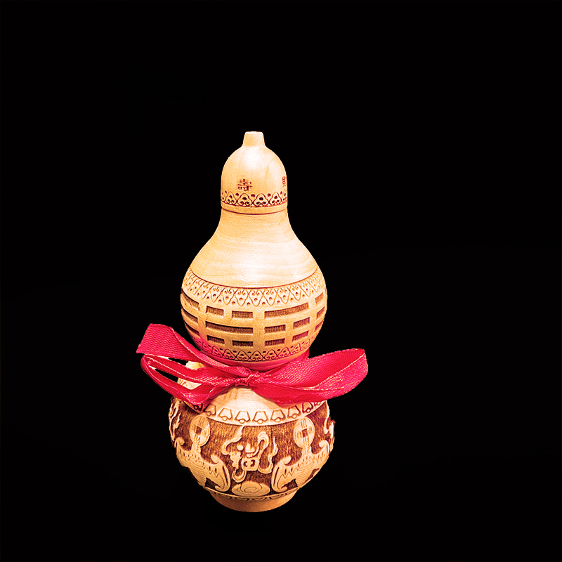 Hồ Lô Gỗ Đào - Hồ Lô Ngũ Phúc