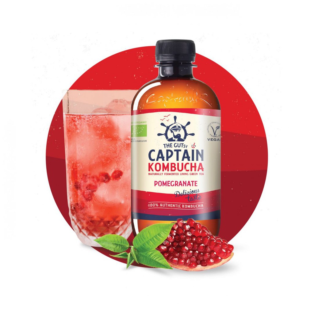 Trà Kombucha hữu cơ (Organic Kombucha Tea) - THE GUTsy CAPTAIN