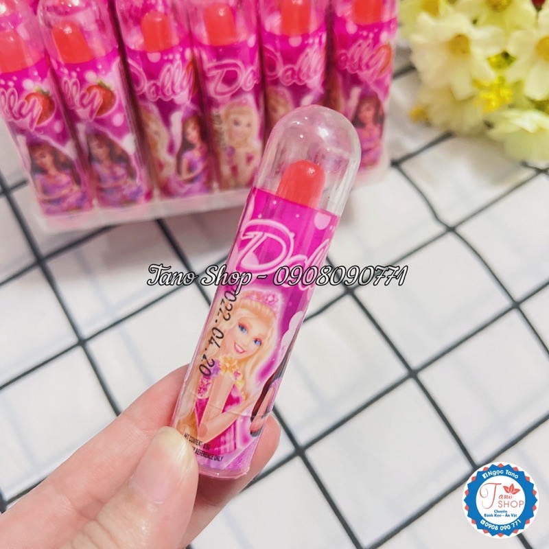 [Lốc 30 cây] Kẹo son búp bê Barbie cho bé