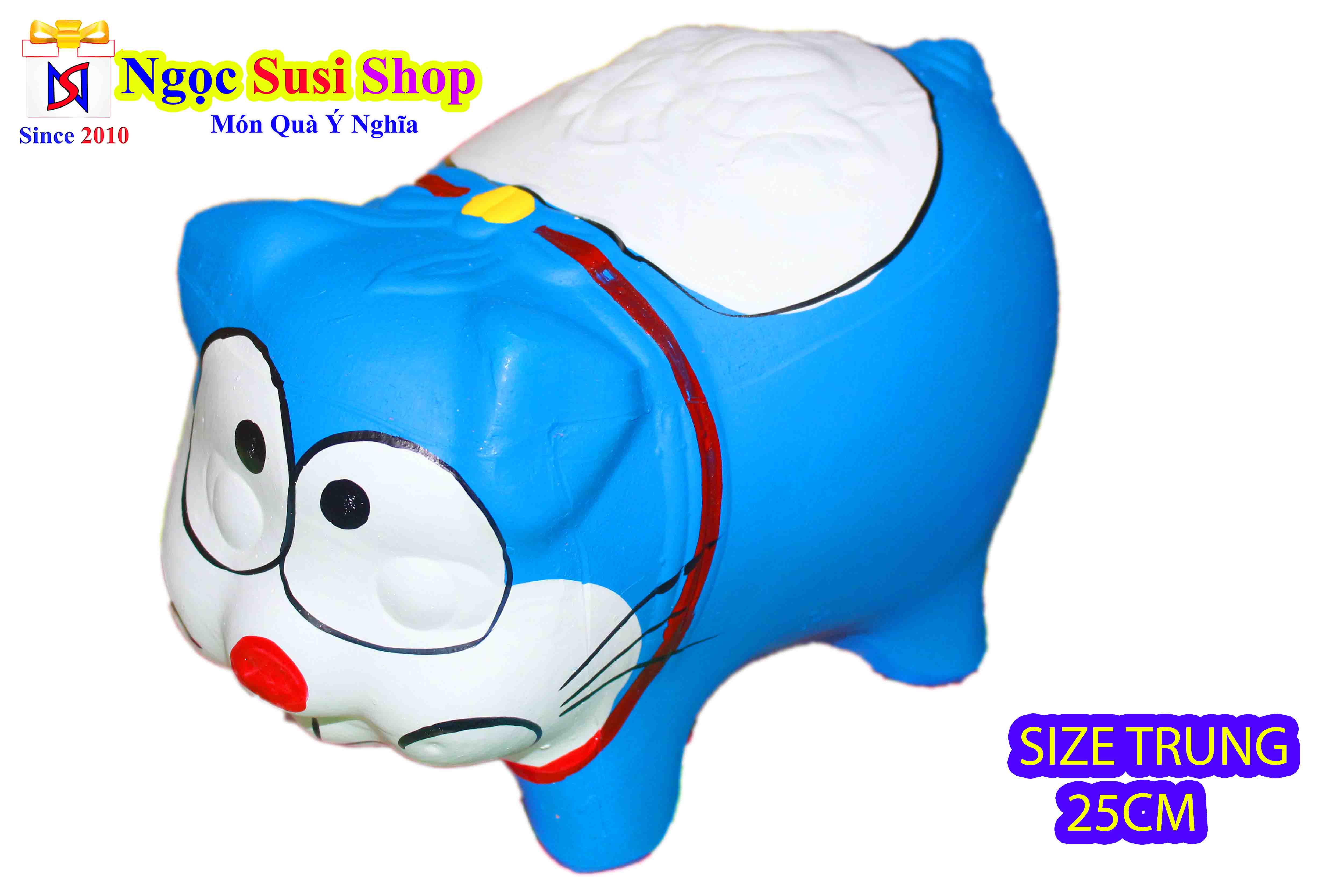 [Cực Đẹp] HEO ĐẤT TIẾT KIỆM DOREMON ĐÔRÊMON SIÊU CUTE [ MUA CHỌN SIZE]
