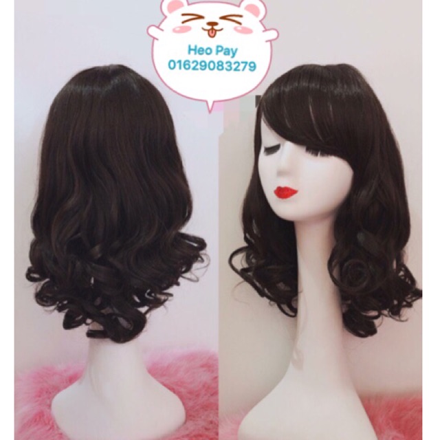 Nguyên đầu xoăn mái xéo dành cho trung niên- mã 1796