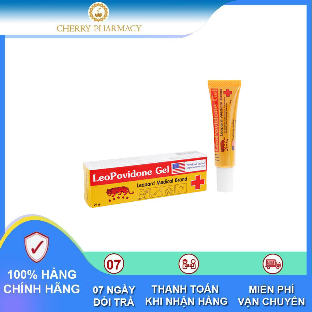 [HCM]CHERRY PHARMACY: Gel sát khuẩn Leopovidone 20g (THÁI LAN)