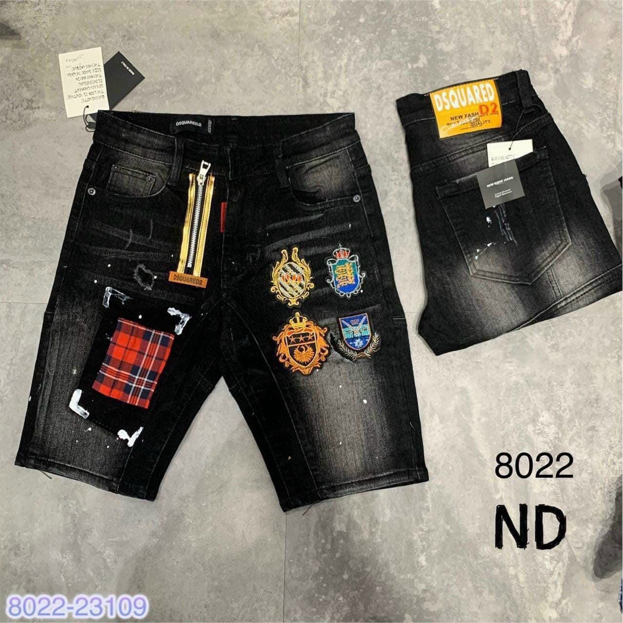 [FREESHIP + ẢNH THẬT + VIDEO] Quần short jean nam phối dây kéo phong cách rách sướt nhẹ và chấm sơn đẹp thêu LOGO thời trang cao cấp hàng chuẩn shop