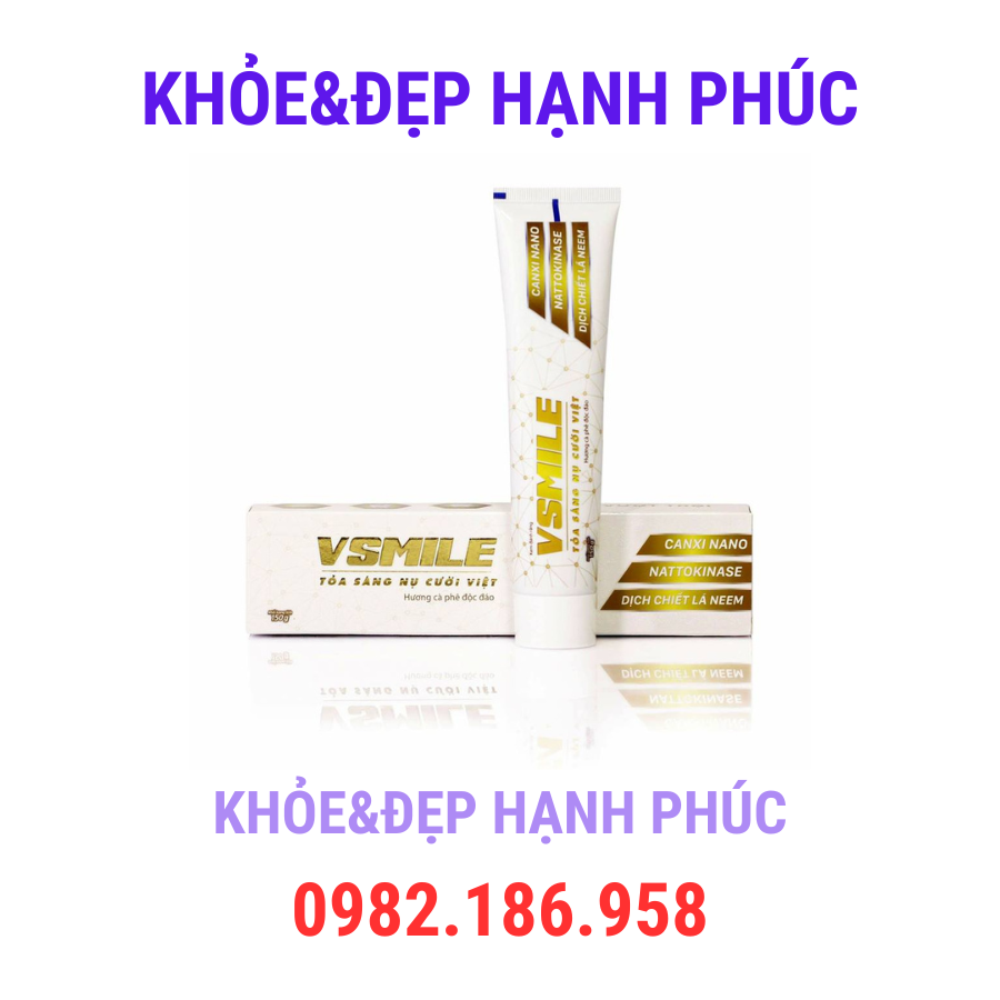 [ Mẫu cũ ] Kem đánh răng Vsmile - 150gr