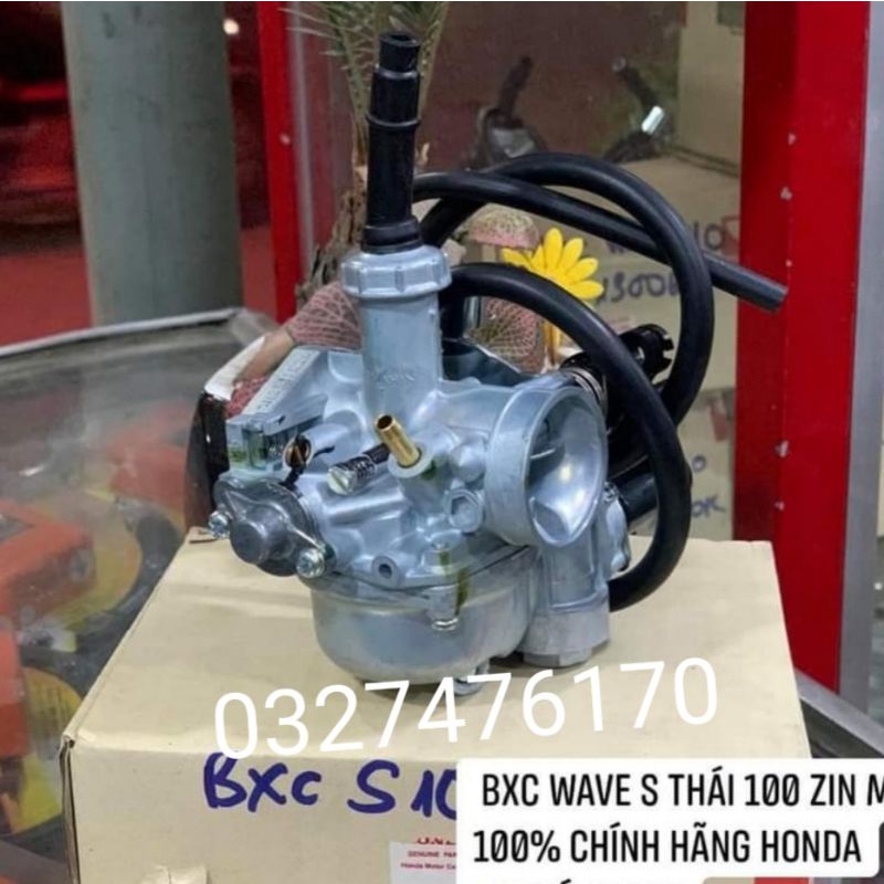 Bình xăng con, chế hòa khí xe WAVE thái S100 zin honda
