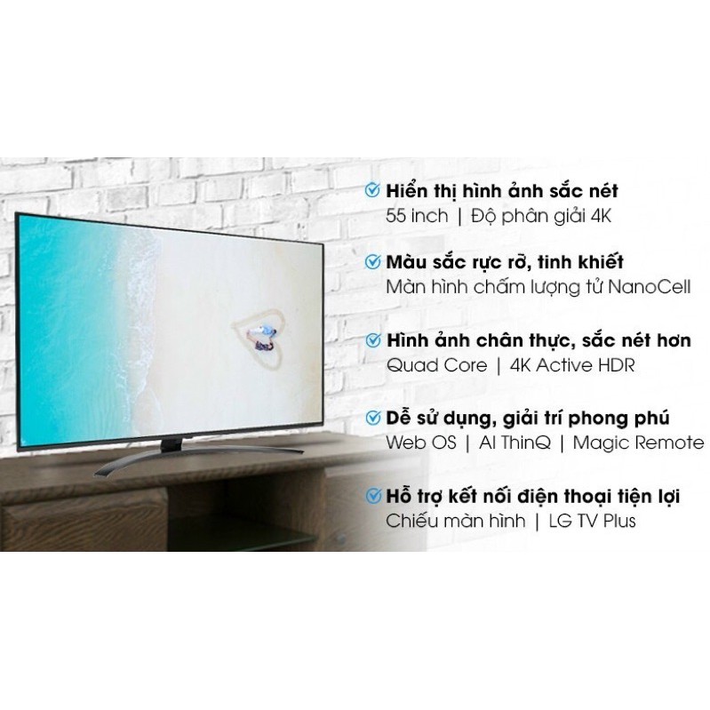 [HCM]Smart Tivi NanoCell LG 4K 55 inch 55SM8100PTA