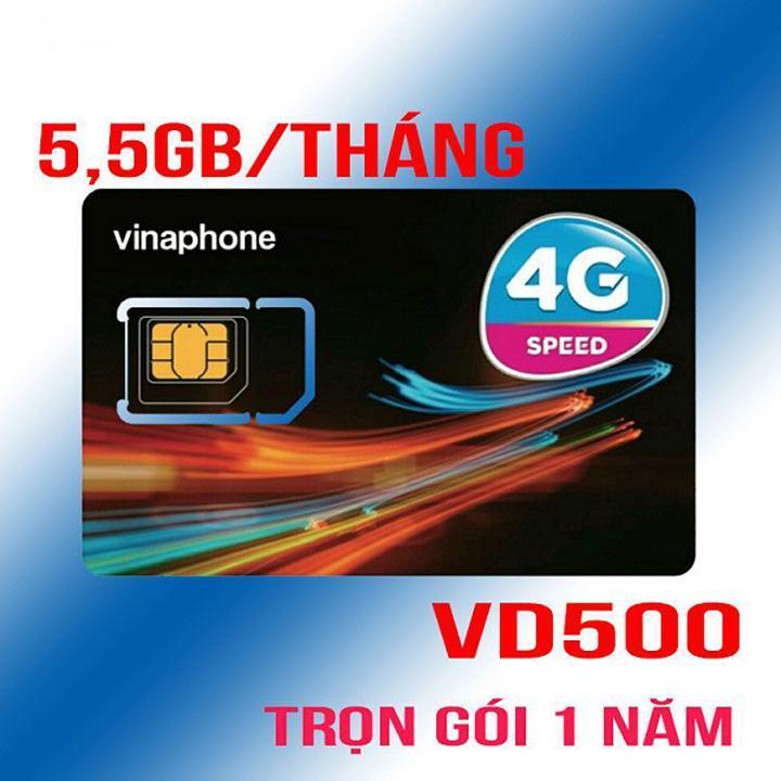 Sim vinaphone ezcom trọn gói 1 năm gói d500 5,5gb trên tháng siêu truy cập - FREESHIP - CHƯA KÍCH HOẠT.