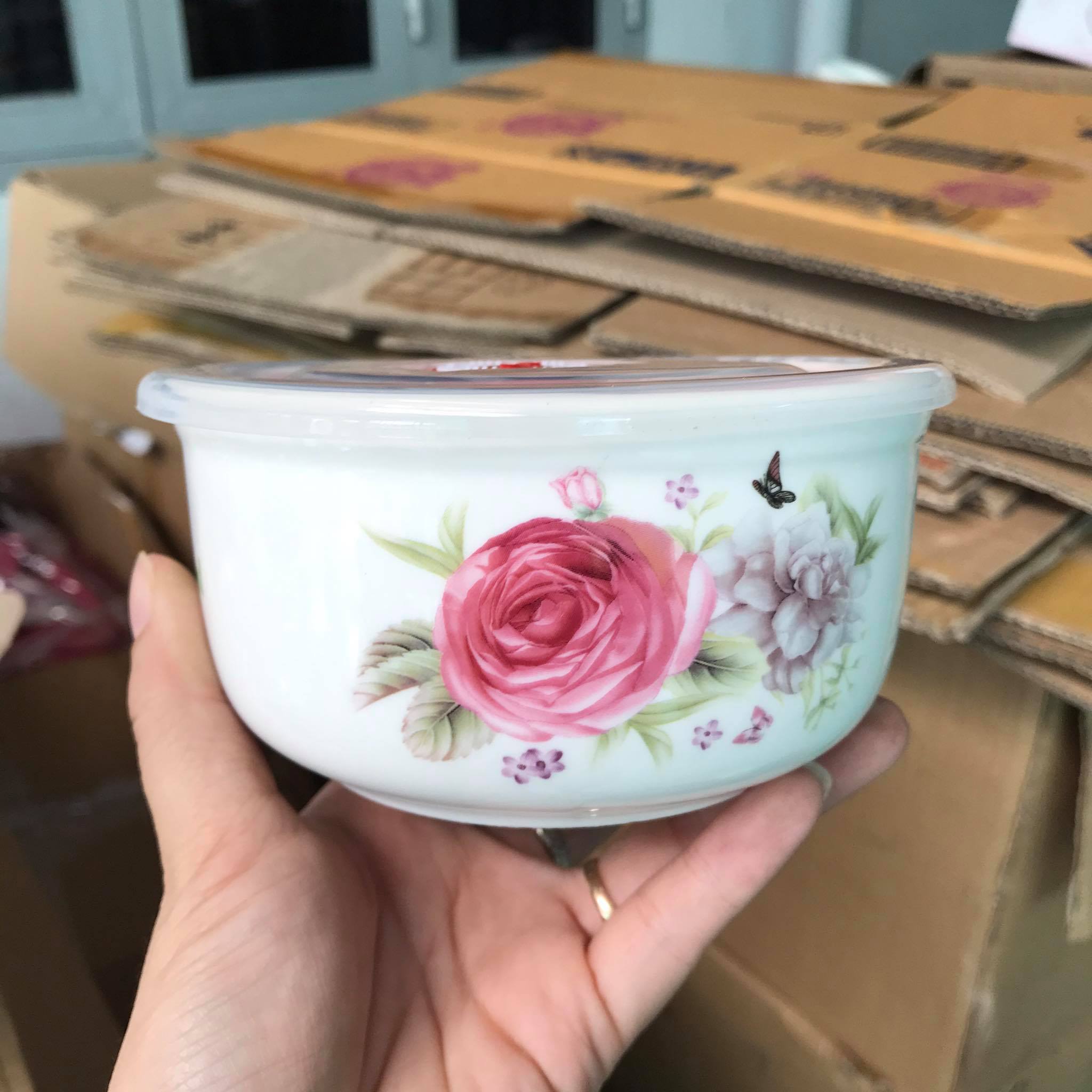 Bộ 2 thố có nắp hút chân không